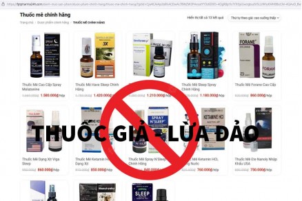 Thuốc Mê Giả Lừa Đảo Copy Hình Ảnh Chính Hãng