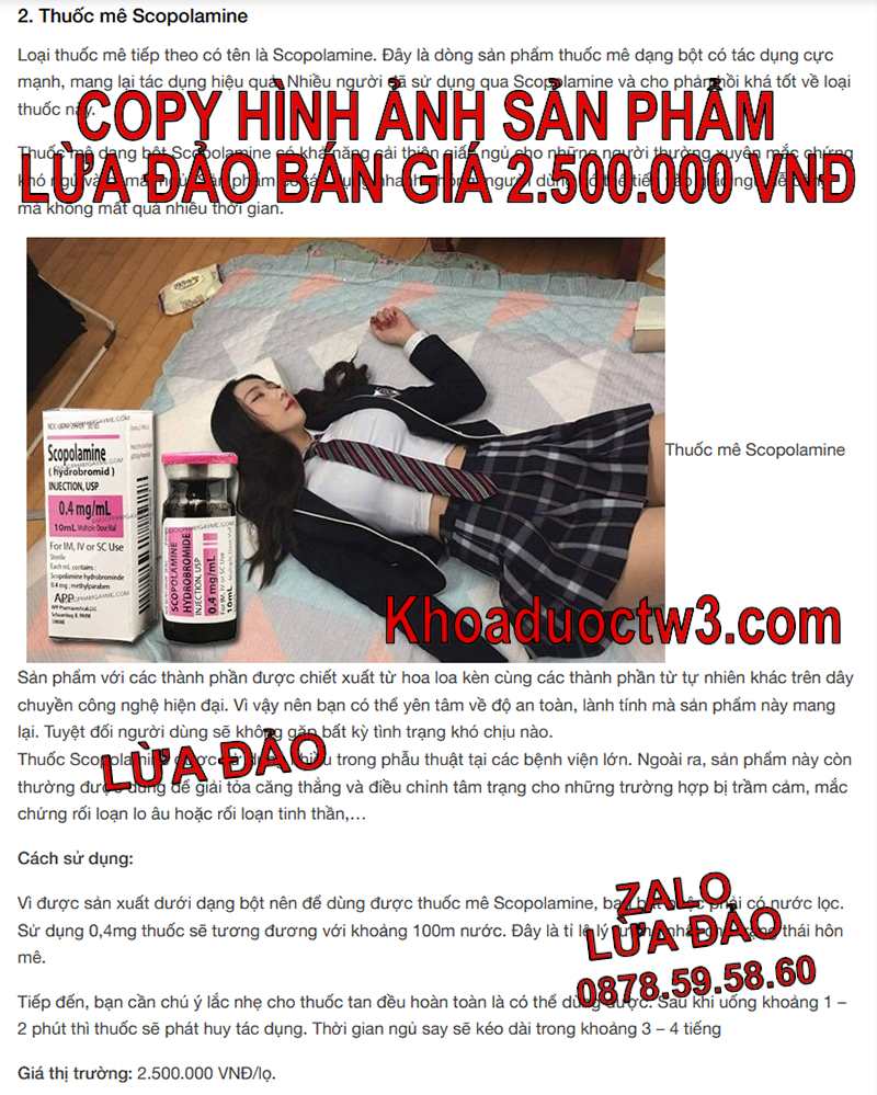 Phát hiện website copy hình ảnh sản phẩm Phát hiện website copy hình ảnh sản phẩm lừa đảo