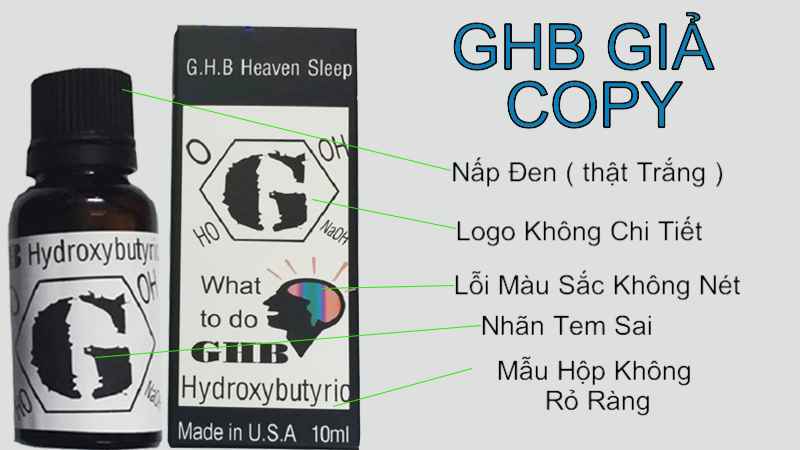 Cách nhận biết thuốc mê ghb thật hay giả Cách nhận biết thuốc mê ghb thật hay giả