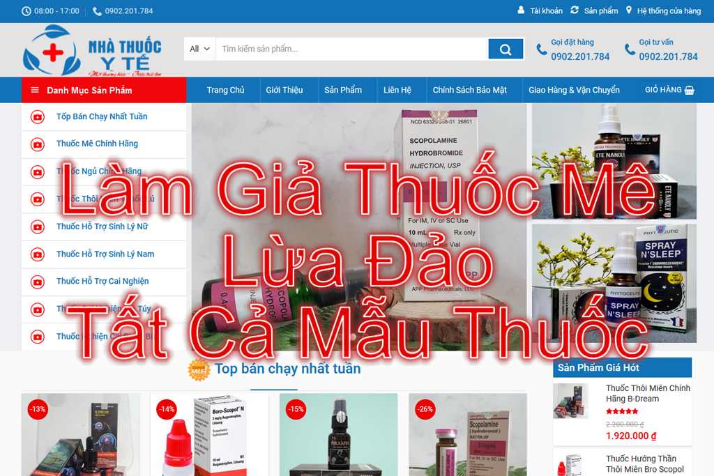 Tất Cả Các Loại Thuốc Mê Cảnh Báo Điều Là Giả Lừa Đảo